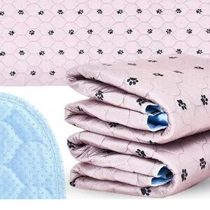 Large Washable Puppy Pads with Paw Print- 2 Pack NWT